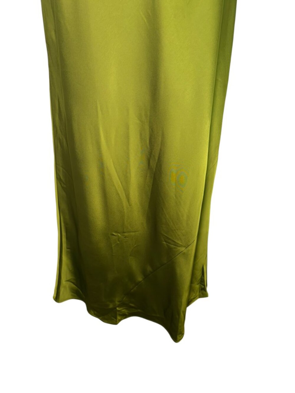 O.P.T Marice Strapless Satin Maxi Gown Clover Green Medium NWT - Picture 5 of 8